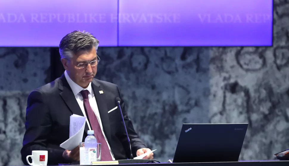 Zagreb, 22.05.2025. - Započela je 92. sjednica Vlade RH. Na fotografiji Andrej Plenković. foto HINA /Zvonimir KUHTIĆ/ kuzo