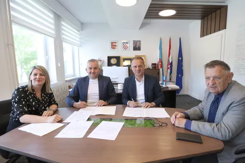 Zamjenik Mario Klement i župan Igor Andrović