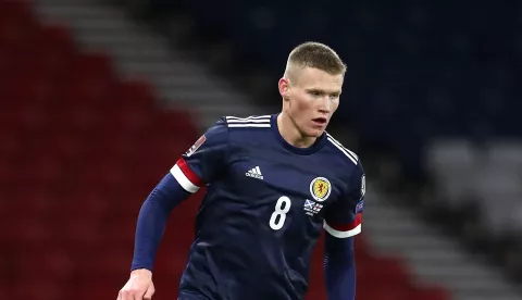 Scotland v Faroe Islands - FIFA World Cup 2022 - European Qualifying - Group F - Hampden Park Scotland's Scott McTominay during the 2022 FIFA World Cup Qualifying match at Hampden Park, Glasgow. Picture date: Wednesday March 31, 2021. Andrew Milligan Photo: PA Images/PIXSELL