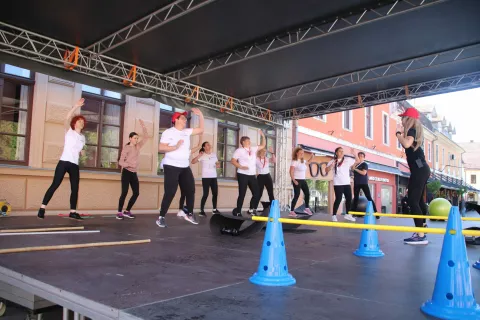U vinkovačkoj pješačkoj zoni održan Fitness Open Day, svibanj 2025