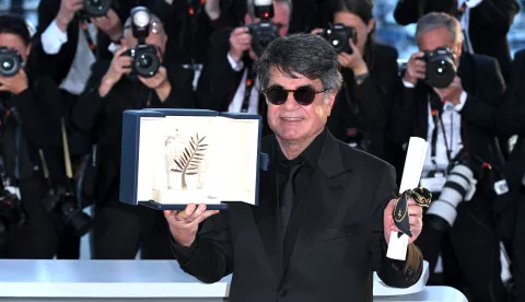 Cannes, 78th Cannes Film Festival 2025, Photocall Palmares In the picture Jafar Panahi (Photo by Alberto Terenghi/Cannes/ipa-agency.net/IPA/Sipa USA) Photo: IPA/SIPA USA