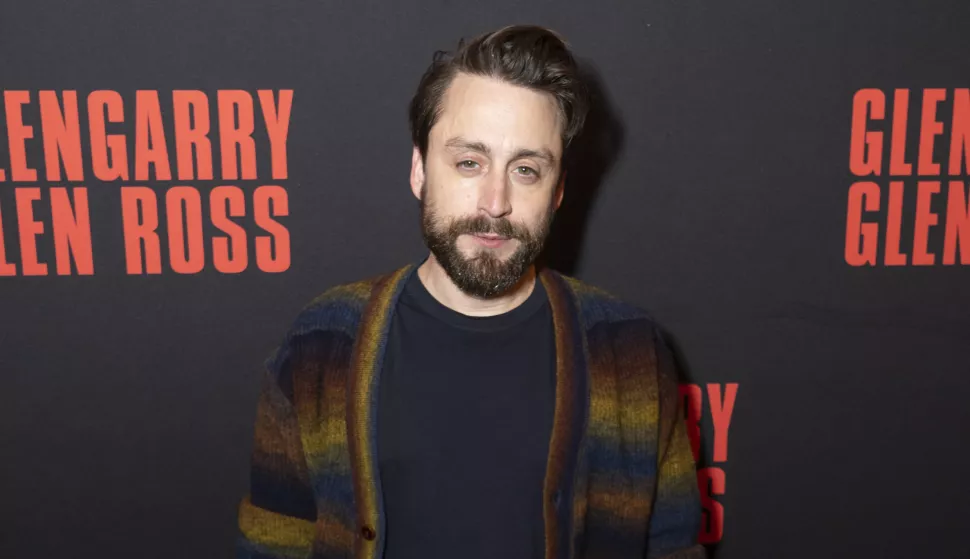 Kieran Culkin attends press line after the opening night of Broadway Revival 'Glengarry Glen Ross' at Palace Theatre in New York on March 31, 2025. (Photo by Lev Radin/Sipa USA) Photo: Lev Radin/SIPA USA