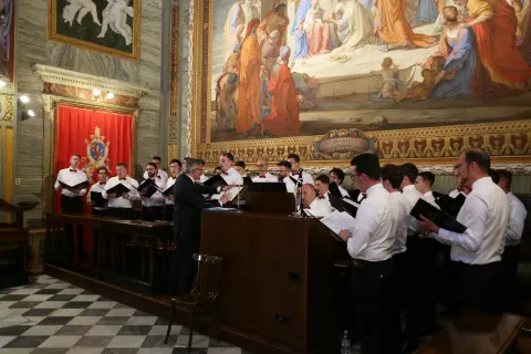 Jan Štajfer zapjevao papi Lavu IX u Vatikanu