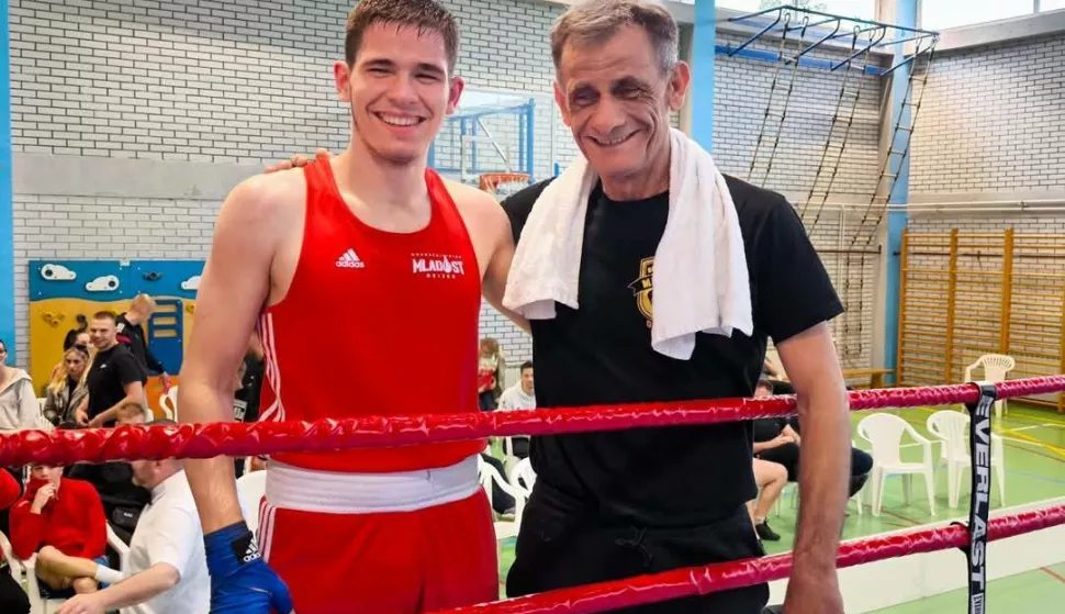 Martin Prpić i trener Damir Lepoša