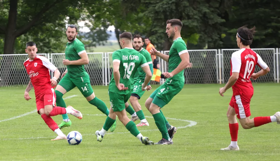 Kneževi Vinogradi, 24. 05. 2025., Igralište u Kneževim Vinogradima, Borac - Čepin, Treća NL IstokSNIMIO BRUNO JOBST