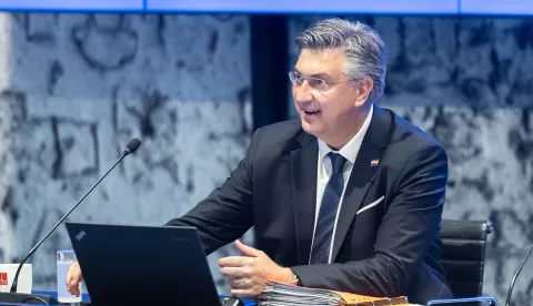 Zagreb, 27.05.2025. - Održana je sjednica Vlade Republike Hrvatske.Na fotografiji Andrej Plenković. 