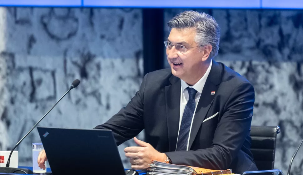 Zagreb, 27.05.2025. - Održana je sjednica Vlade Republike Hrvatske.Na fotografiji Andrej Plenković. 