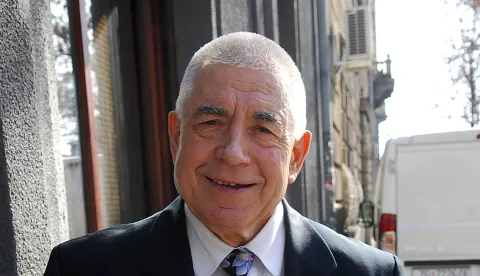 21.02.2009.,Zagreb - Trg kralja Petra Kresimira IV.Sjednica Vijeca drustva politickih zatvorenika.Vladimir VeselicarPhoto: Zeljko Hladika/Vecernji list