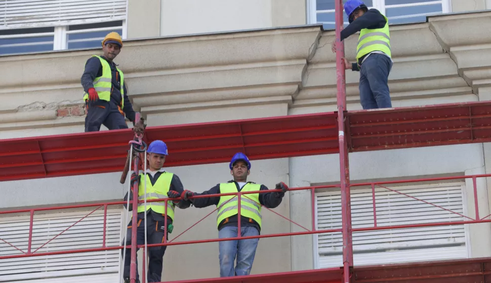 Zagreb, 14.05.2025.- Ilustracija građevinski radnici.foto HINA/ Admir BULJUBAŠIĆ/ abu