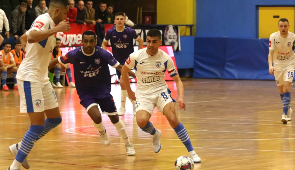 Osijek, 28. 03. 2025, SD Zrninjevac, Osijek Kandit - Novo vrijeme (Makarska), 17. kolo SuperSport HMNL.snimio GOJKO MITIĆ