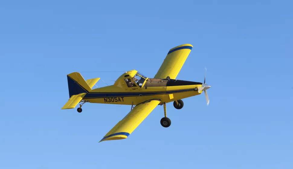 Osijek, 21. 10. 2024, Klisa, Zračna luka Osijek, ZLO. Obitelj Vlašić kupila Air Tractror u Canadi i dovezla ga u Osijek. Svečani doćek u Zračnoj Luci Osijek,snimio GOJKO MITIĆ