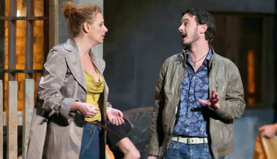 30.12.2017., Zagreb, HNK - Premijera predstave Ciganin, ali najljepsi, Kristijana Novaka. Photo: Jurica Galoic/PIXSELL------KULTURA, 2 stupca