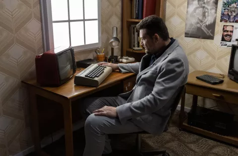 Zagreb, 29.05.2025 - Otvaranje Muzeja povijesti videoigara, nove kulturne atrakcije koja je posvećena razvoju industrije videoigara od šezdesetih godina prošloga stoljeća do početka ovoga tisućljeća. Na slici hrvatski poduzetnik, pvoratnik iz Kanade, Damir Šlogar, vlasnik i osnivač muzeja.foto HINA/ Damir SENČAR/ ds