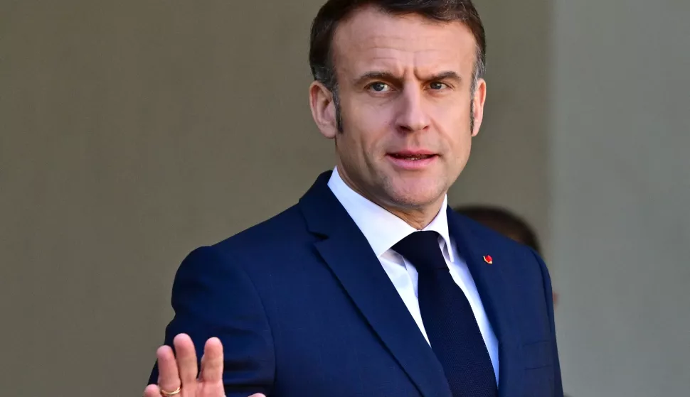 Le président Emmanuel Macron accueille le roi Abdallah II de Jordanie au palais de l'Elysée à Paris le 19 mars 2025. © Christian Liewig/Bestimage President Emmanuel Macron welcomes King Abdullah II of Jordan to the Elysée Palace in Paris on 19 March 2025. Photo: Christian Liewig/Bestimage/BESTIMAGE
