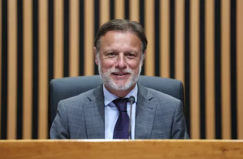 Zagreb, 20.05.2025 - Sjednica Hrvatskog sabora. Na slici predsjednik Hrvatskog sabora Gordan Jandroković.foto HINA/ Damir SENČAR/ ds