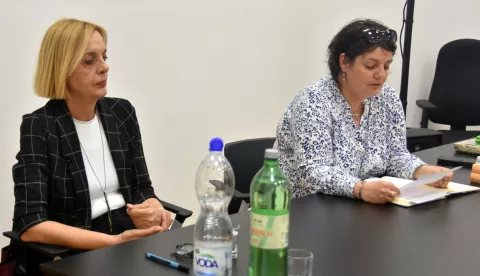 BELIŠĆE - U organizaciji Gradske knjižnice i čitaonice održan je književni susret s poznatom hrvatskom spisateljicom Marinom Vujčićsvibanj 2o25.