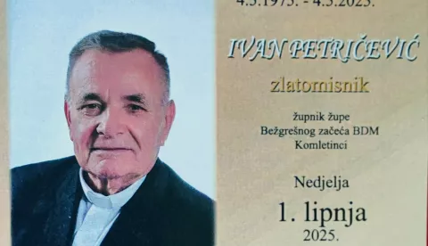 Proslava zlatnog svećeničkog jubileja vlč. Ivana Petričevića 