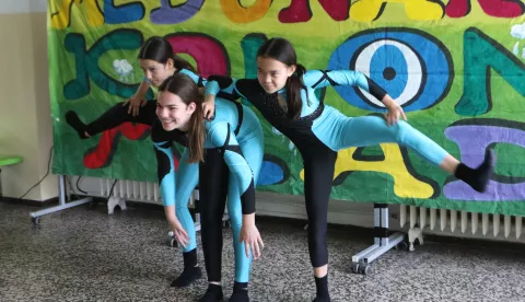 Ernestinovo, 30. 05. 2025, Ernestinovo, &scaron;kola. Otvaranje Međunarodne kolonije mladih Ernesinovo.snimio GOJKO MITIĆ