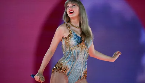 FILE PHOTO: Taylor Swift performs as her record-breaking The Eras Tour comes to an end with the first of her three concerts in Vancouver, British Columbia, Canada December 6, 2024. REUTERS/Jennifer Gauthier NO COMMERCIAL OR BOOK SALES/File Photo Photo: JENNIFER GAUTHIER/REUTERS