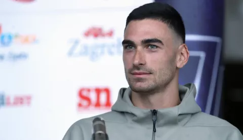 Zagreb, 23.05.2025. - Medijska konferencija u povodu jubilarnog 75. memorijala Boris Hanžeković. Na fotografiji Marino Bloudek. foto HINA /Zvonimir KUHTIĆ/ kuzo