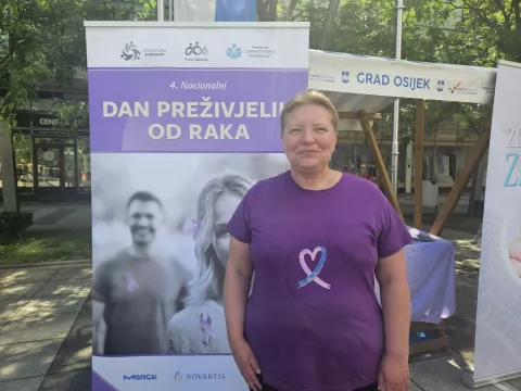 Obilježavanje Nacionalnog dana preživjelih od raka, 31.5.2025.Sanja Andračić VargaFoto: Ivana Pau&scaron;ić