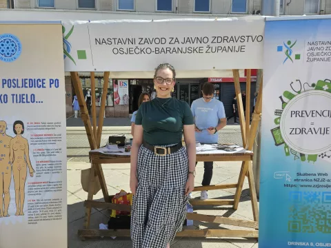 Obilježavanje Svjetskog dana nepušenja, 31.5.2025.Ivona Javorović, liječnicaFoto: Ivana Paušić