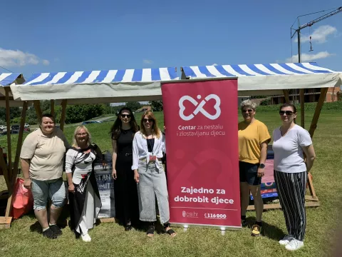 Nacionalni dan udomiteljstva na lijevoj strani Drave, Centar za nestalu i zlostavljanu djecu, 31.5.2025.Foto: Sara Smojver