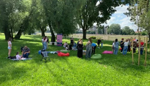 Nacionalni dan udomiteljstva na lijevoj strani Drave, Centar za nestalu i zlostavljanu djecu, 31.5.2025.Foto: Sara Smojver