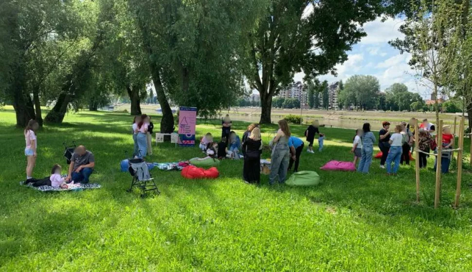 Nacionalni dan udomiteljstva na lijevoj strani Drave, Centar za nestalu i zlostavljanu djecu, 31.5.2025.Foto: Sara Smojver