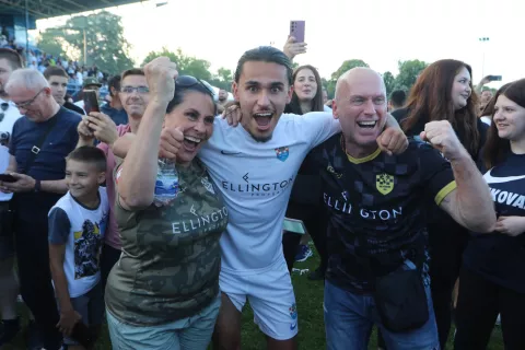 Vukovar, 01. 06. 2025, Stadion Borovo naselje, nogomet, SuperSport Prva NL 24/25. Vukovar 1991 - Opatija. Vukovar fešta.snimio GOJKO MITIĆ.