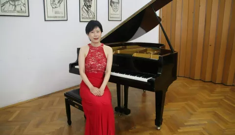 Yoko Nishii, japanska pijanistica u Vinkovcima 2025.
