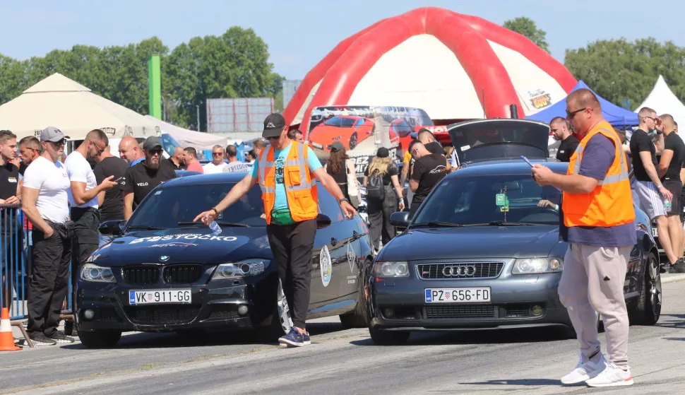 Osijek, 31. 05 2025, Areodrom Čepin. Osijek Street Race Show 2025. Utrka ubrzanja na 402 metra.snimio GOJKO MITIĆ