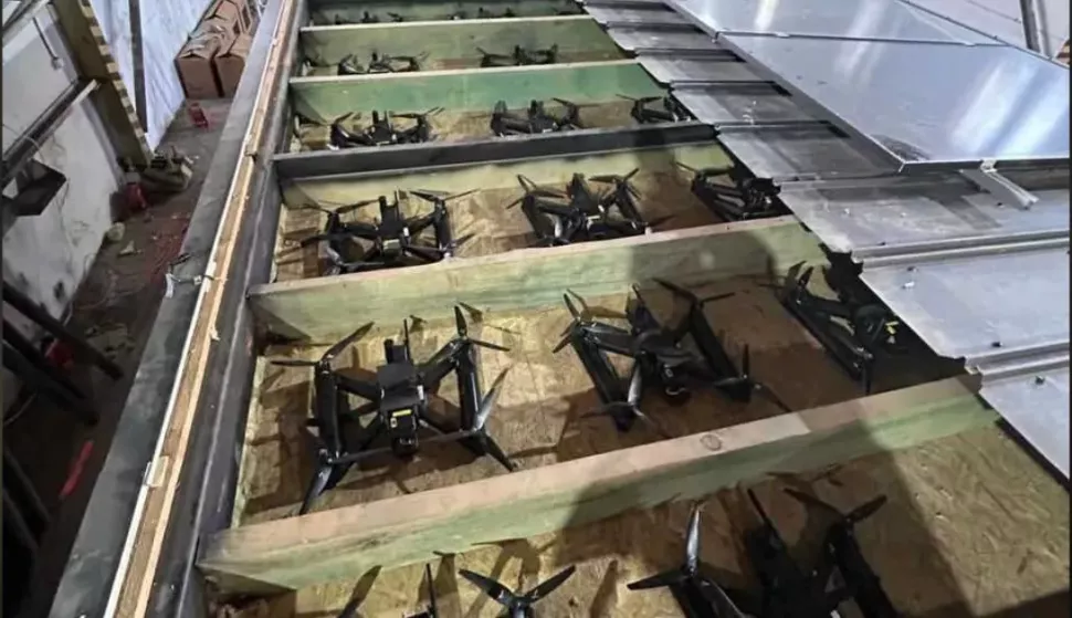 Ukrajinski dronovi koji su izveli napad, Ukrajina, dron