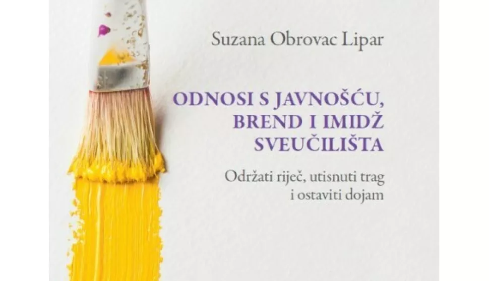 Knjiga "Odnosi s javnošću, brend i imidž sveučilišta: Održati riječ, utisnuti trag i ostaviti dojam" nudi novi pristup proučavanja odnosa s javnošću u kontekstu visokoga obrazovanja, istražujući njihovu ulogu u oblikovanju brenda i imidža sveučilišta što kao krajnji rezultat dovodi do lojalnosti.