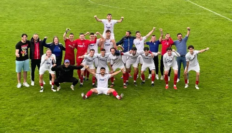 Nogometaši Đakoco Croatije osigurali su naslov prvaka Treće NL IstokFOTO: ĐAKOVO CROATIA