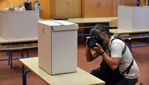 Zagreb, 01.06.2025 (novosti) - lokalni izbori, 2.krug glasovanja, na slicifoto Davor Kovacevicnovosti