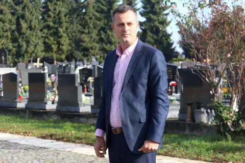 Osijek, 26. 10. 2022, UKOP, Osijek. Direktor UKOP-a Osijek, Vedran Novokmet.snimio GOJKO MITIĆ