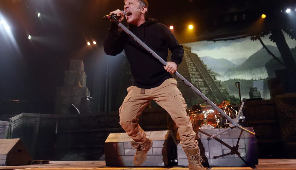 27.07.2016., Split - Grupa Iron Maiden nastupila je u prepunoj Spaladium areni u sklopu The Book of Souls turneje. "nPhoto: Borna Filic/PIXSELL 