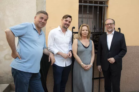 Ivan Krastev, Marin Gregorović, Hedvig Morvai i Alexander Schallenberg