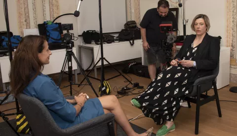 Ivana Dragičević u razgovoru s Nathalie Tocci