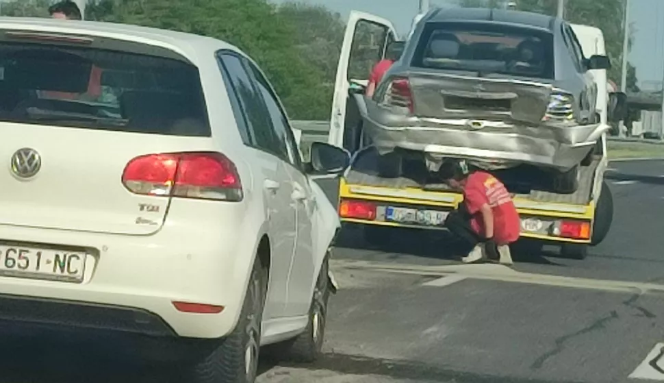 Trostruki suda na osječkoj obilaznici 106. brigade ZNG RH policija, očevid, Osijek, obilaznica, ilustracija