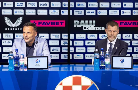 Zagreb, 05.06.2025 - Predstavljanje Marija Kovačevića, novog glavnog trenera GNK Dinama. Na slici Marijo Kovačević, Zvonimir Bobanfoto HINA/ Damir SENČAR/ ds
