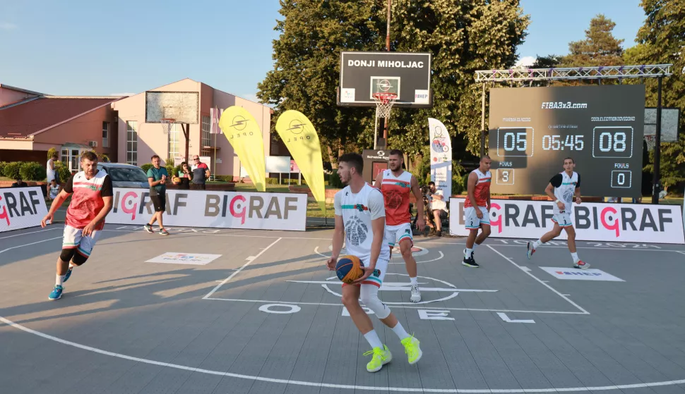 06.07.2024., Donji Miholjac - U Donjem Miholjcu odrzan kosarkaski turnir u sklopu Pro 3x3 Toura.FOTO: PRO 3x3 Tour
