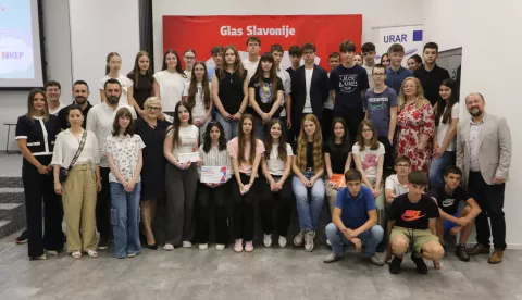 Osijek, 06. 06. 2025, IT centar, Dodjeja nagrada osmašimai Panel Future Gen...snimio GOJKO MITIĆ