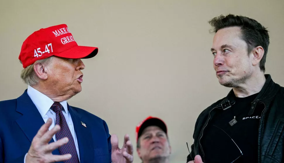 FILE PHOTO: Elon Musk speaks with U.S. President-elect Donald Trump at a viewing of the launch of the sixth test flight of the SpaceX Starship rocket in Brownsville, Texas, U.S., November 19, 2024 Brandon Bell/Pool via REUTERS/File Photo Photo: Brandon Bell/REUTERS