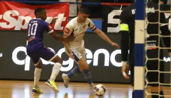 Osijek, 02. 06. 2025, SD Zrinjevac, mali nogomet, Osijek Kandit - Novo Vrijeme (Makarska), doigravanje za prvaka.snimio GOJKO MITIĆ