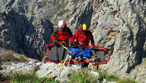 Članovi HGSS Stanice Osijek u NP Paklenica