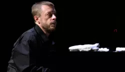 19.03.2023., Zagreb - Autorski koncert Matije Dedica u povodu proslave 50. rodjendana odrzan je u ZKM-u. Matija Dedic. Photo: Davor Puklavec/PIXSELL