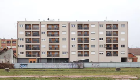 Osijek, 03. 02. 2025., nekretnine, nekretnina, stambena zgrada, stambene zgrade, zgrada, ilustracijaSNIMIO BRUNO JOBST