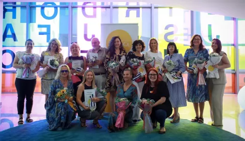 Predstavljena zbirka učiteljskih irokaza Plivamo na sceni/DokkicaOsijek, KC, lipanj 2025.Ustupljena fotografija